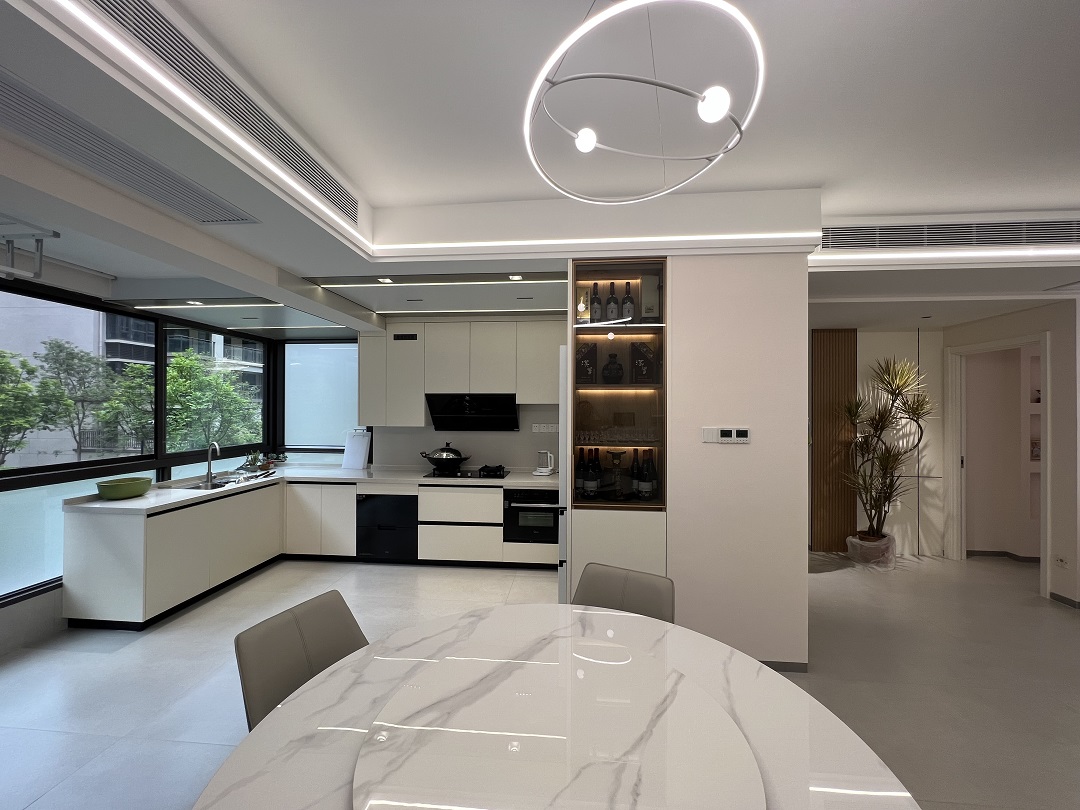 南寧二手房全拆裝修有哪些要注意？現(xiàn)代簡約-餐廚