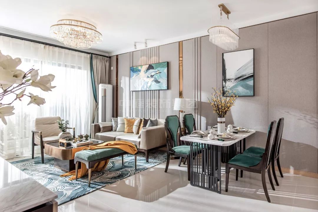 嘉和城120m&sup2;現(xiàn)代風格案例